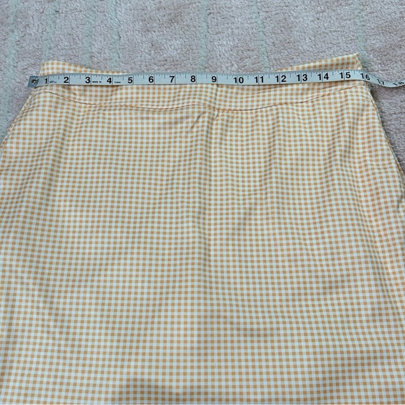 NWT Greg Norman Gingham Checkered Skort Golf Pickleball Skort Size Medium - Picture 6 of 12